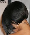 Rihanna's tattoo on back of neck